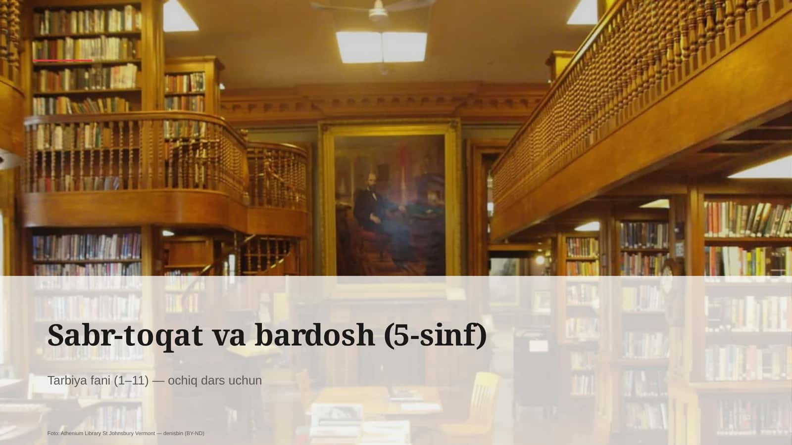 Sabr-toqat va bardosh (5-sinf) 1