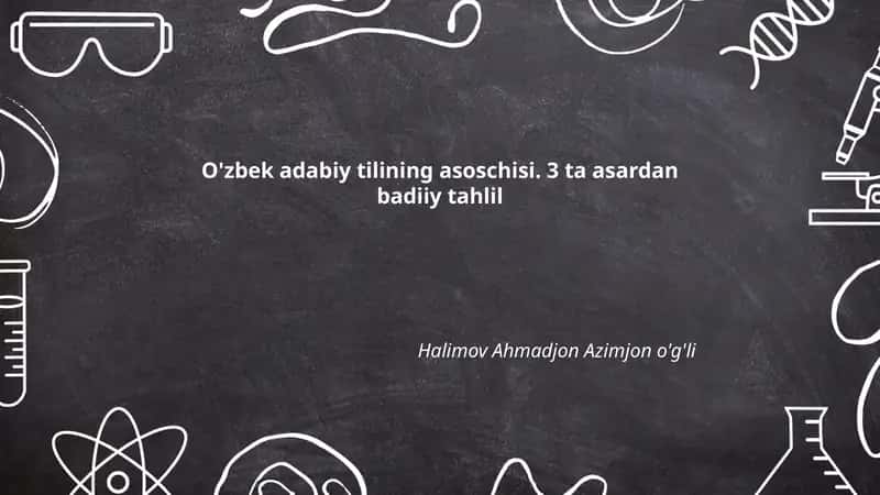 Navoiy davrida O'zbek adabiyotining rivoji 1