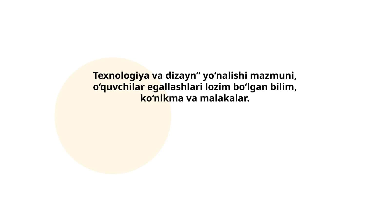 Texnologiya va dizayn 1