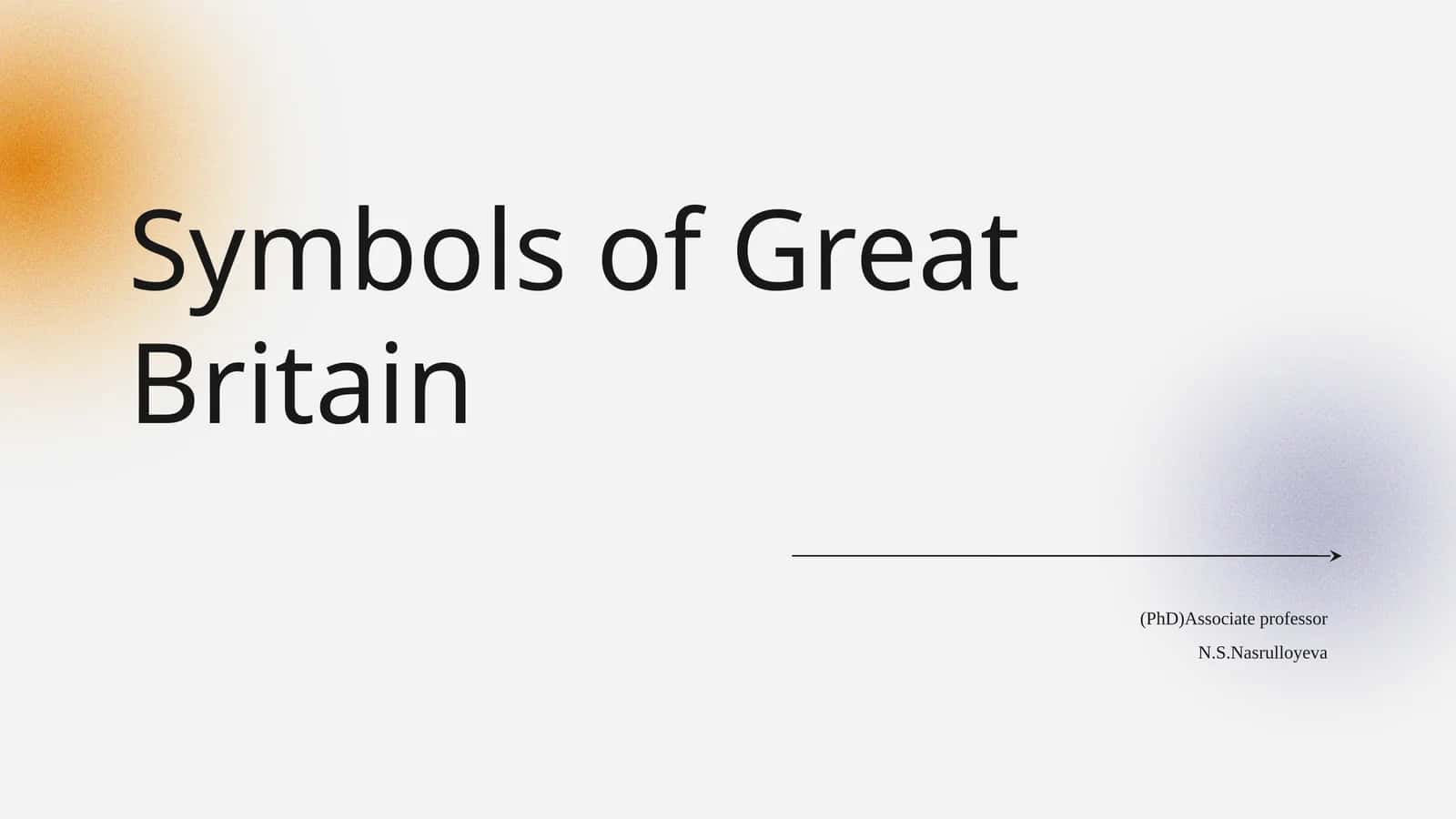 Symbols of Great Britain 1