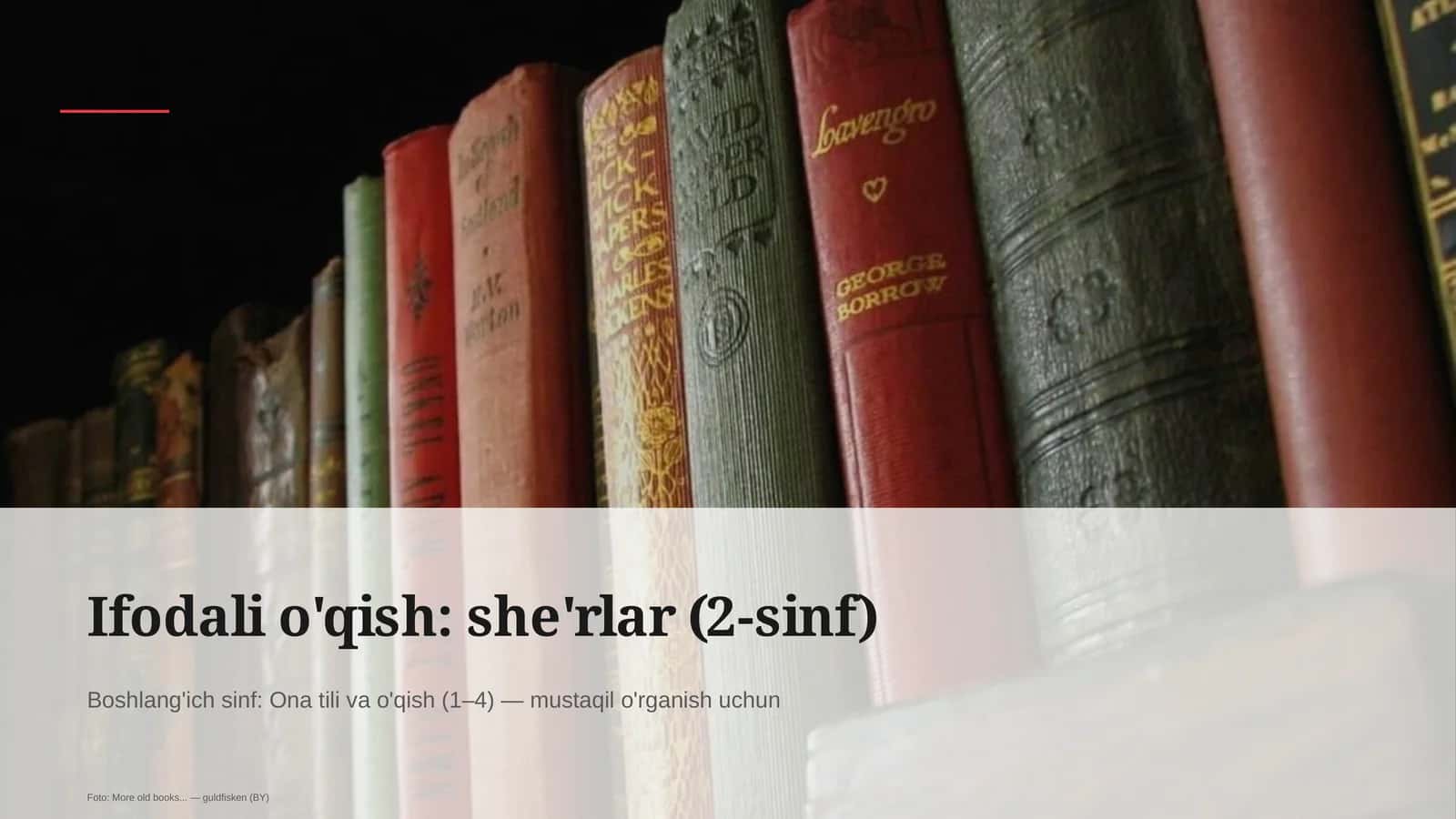 Ifodali o'qish: she'rlar (2-sinf) 1
