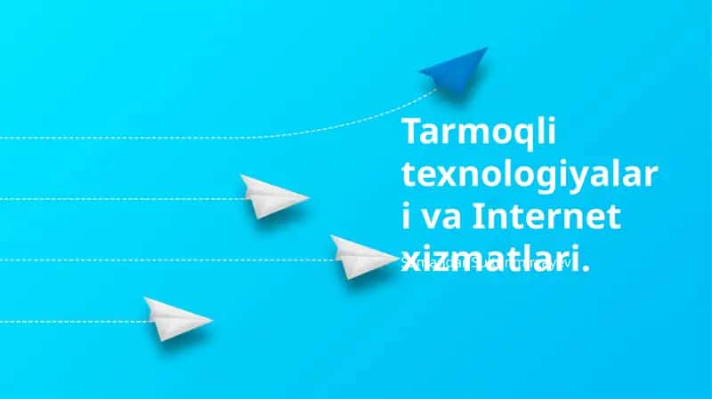 Kabelli Aloqa Texnologiyalari 1