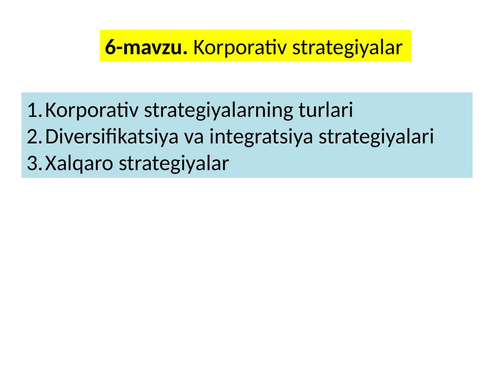 Korporativstrategiyalar 1