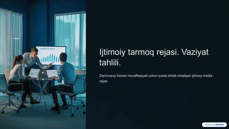 Ijtimoiy Tarmoq Strategiyasi 1