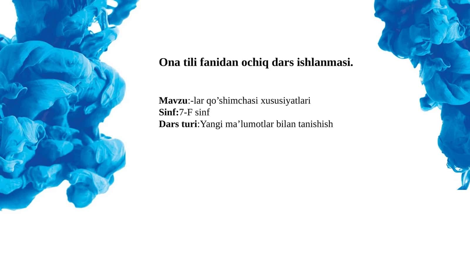 -lar qo’shimchasi xususiyatlari 1