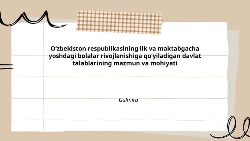 Davlat talablarining mazmun va mohiyati 1