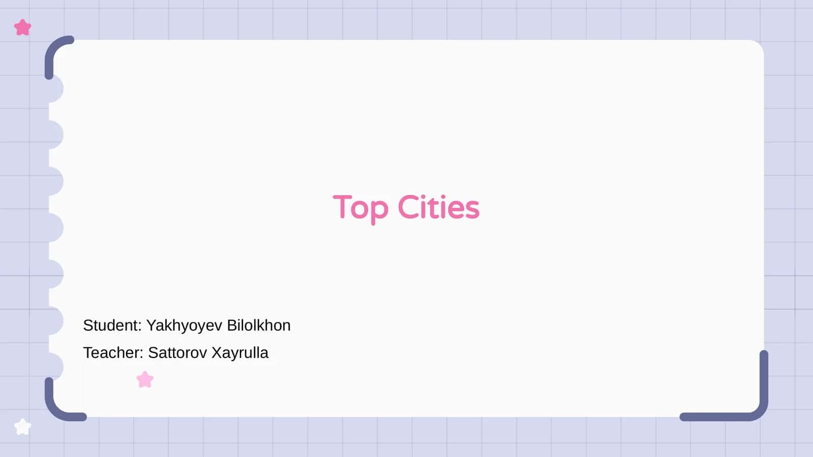Top Cities 1