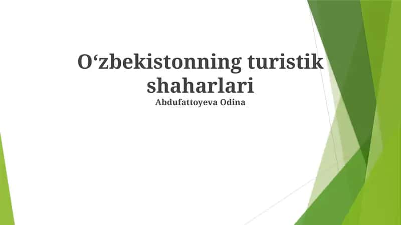 Qo'qon: Fergana vodiysining bezagi 1