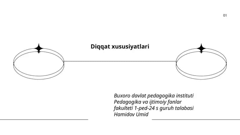 Diqqat xususiyatlari 1