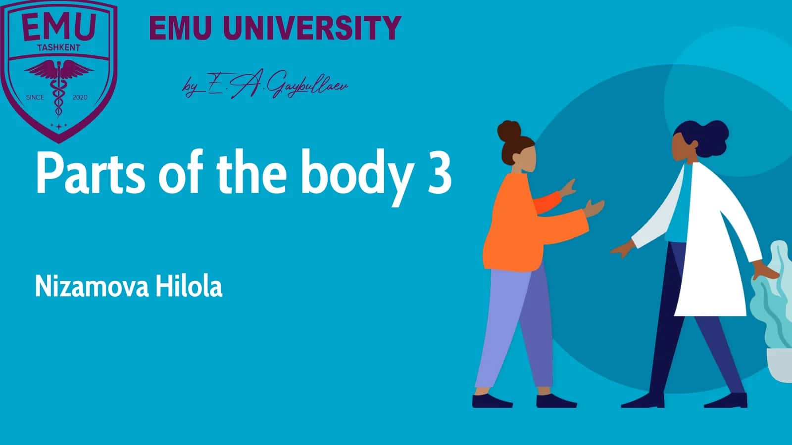 Parts of body 1