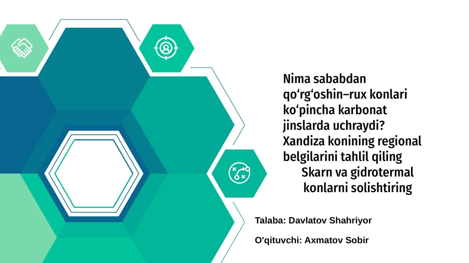 Qo‘rg‘oshin–rux konlarining joylashuvi va umumiy xususiyatlari 1