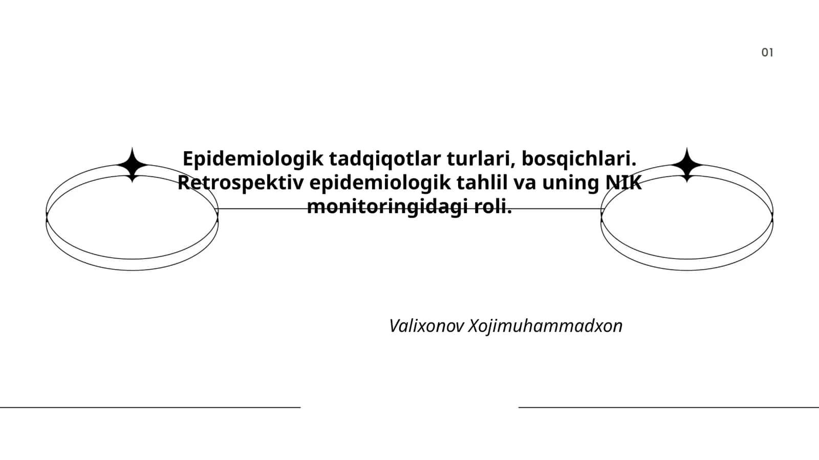 Epidemiologik tadqiqotlar turlari 1