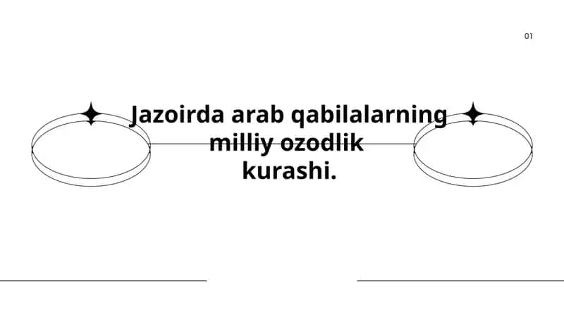 Jazoirda arab qabilalarning milliy ozodlik kurashi 1