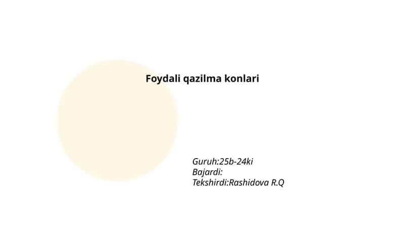 Qazilma yonilg‘i turlari 1