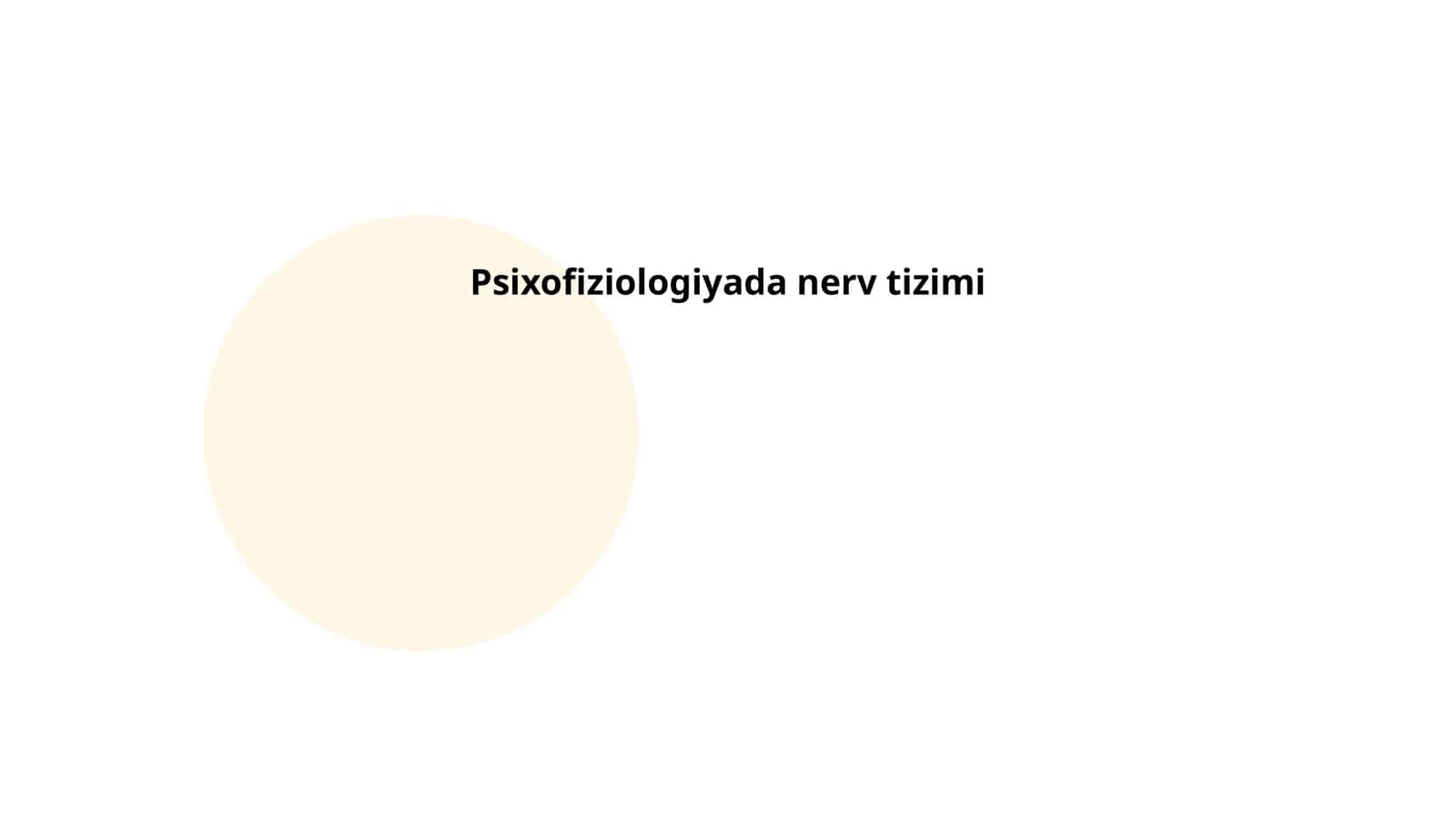 Psixofiziologiyada nerv tizimi 1