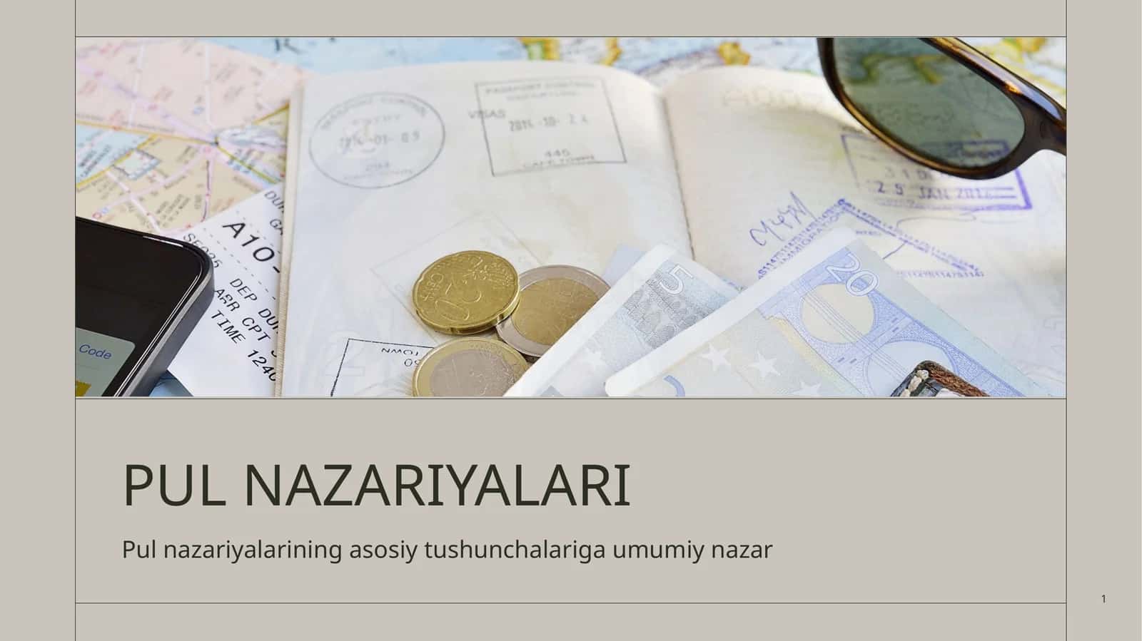 Pul Nazariyalari 1