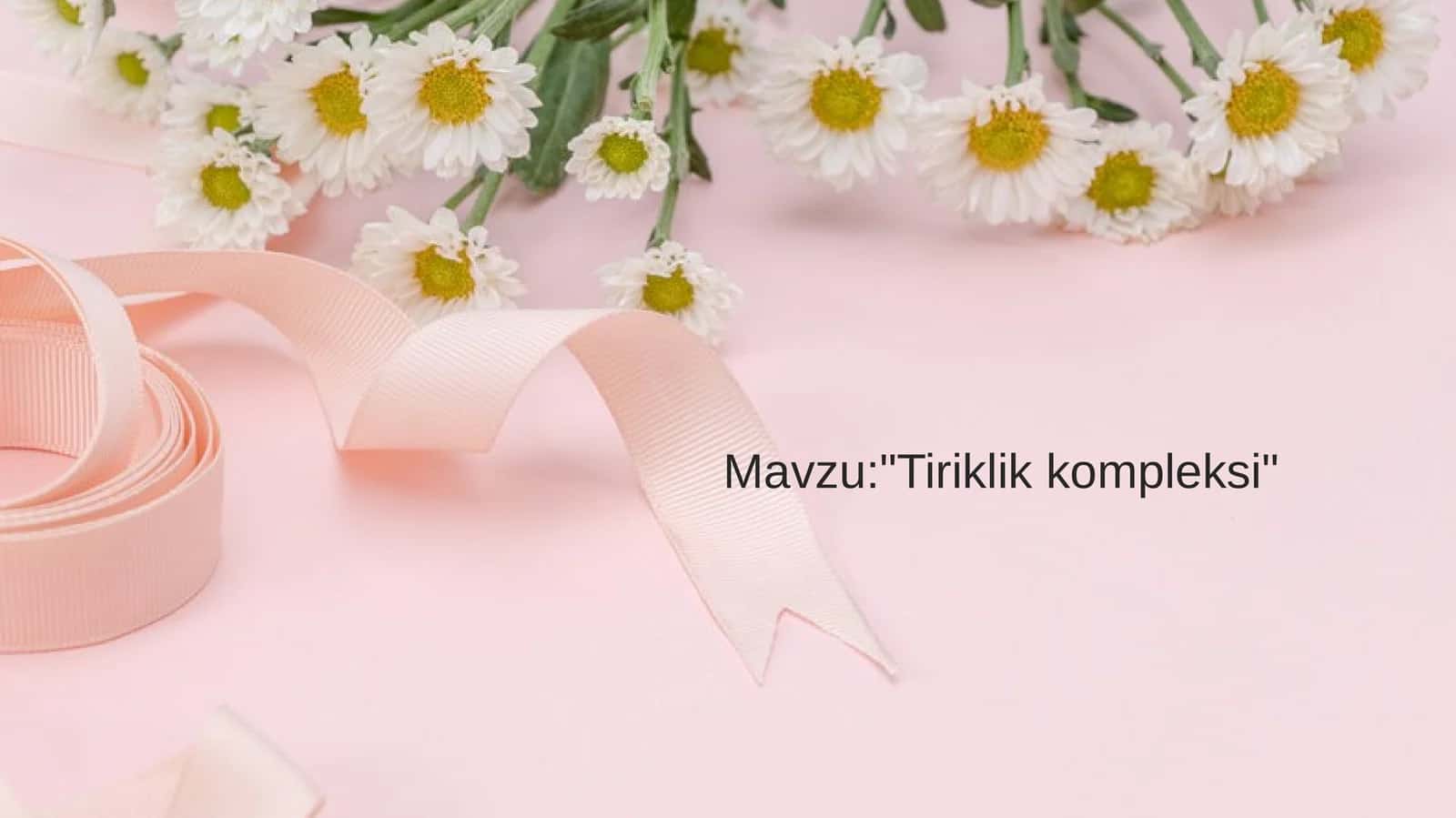 Tiriklik kompleksi 1