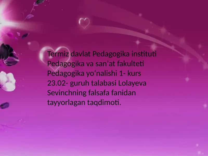 Dunyoqarash 1