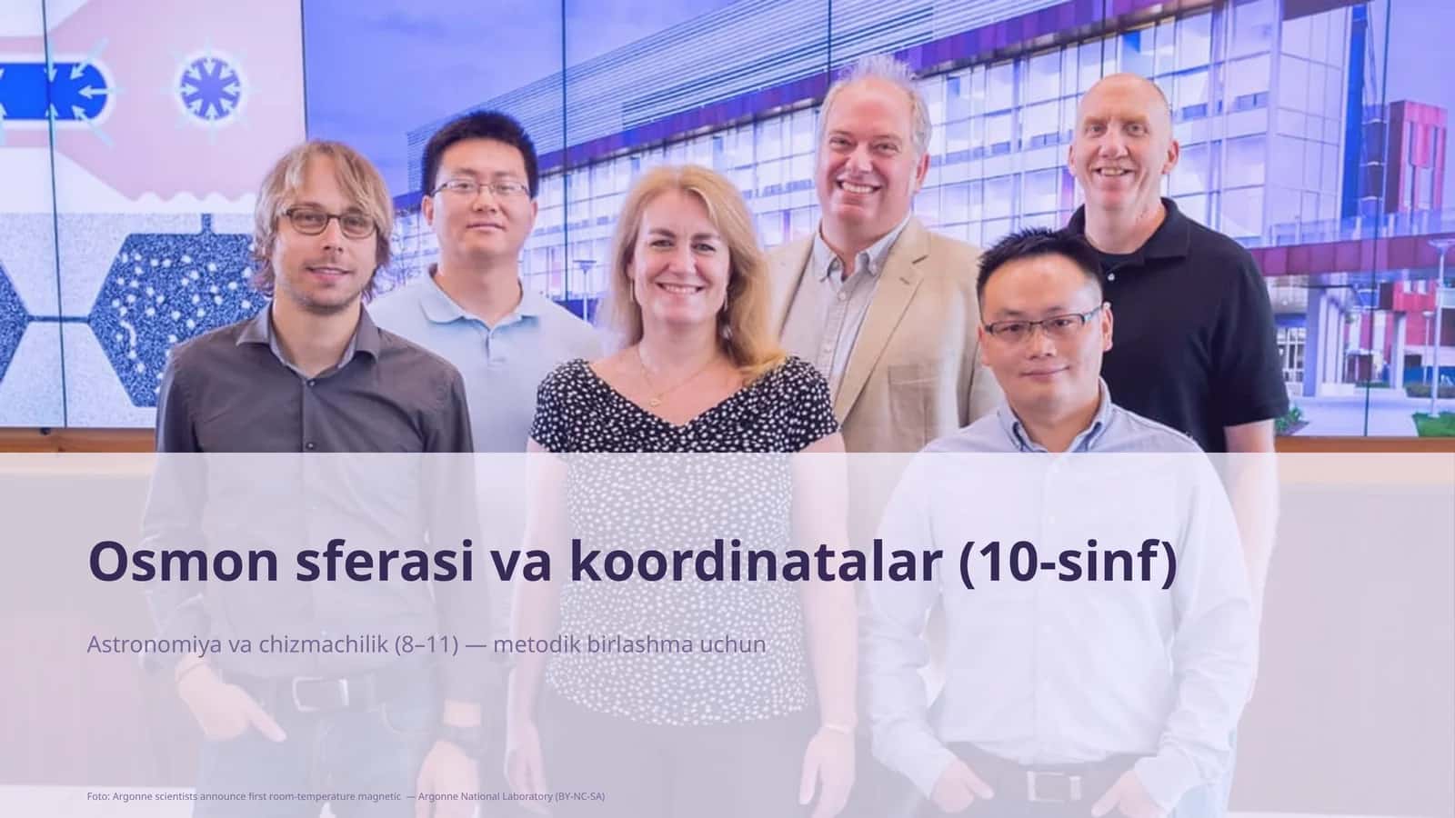 Osmon sferasi va koordinatalar (10-sinf) 1