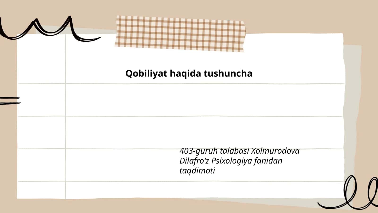 Qobiliyat haqida tushuncha 1
