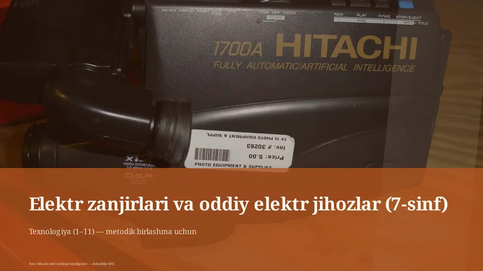 Elektr zanjirlari va oddiy elektr jihozlar (7-sinf) 1