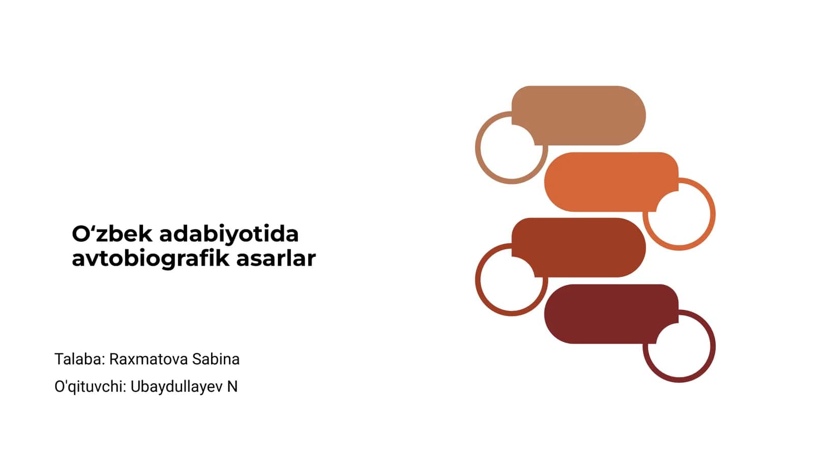 O'zbek adabiyotida avtobiografik asarlar 1