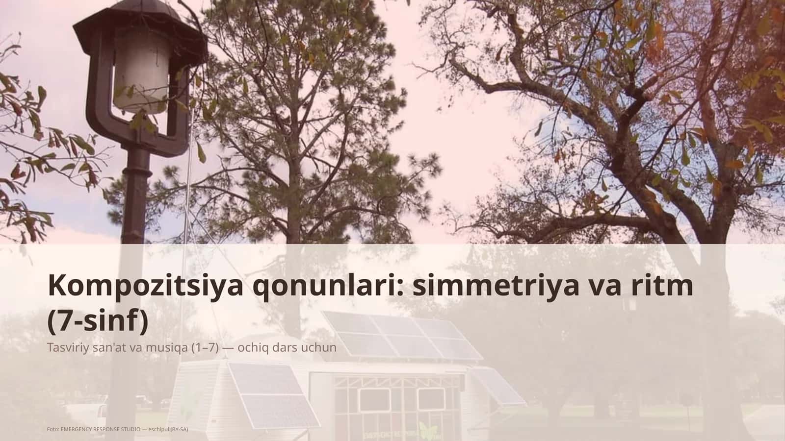 Kompozitsiya qonunlari: simmetriya va ritm (7-sinf) 1