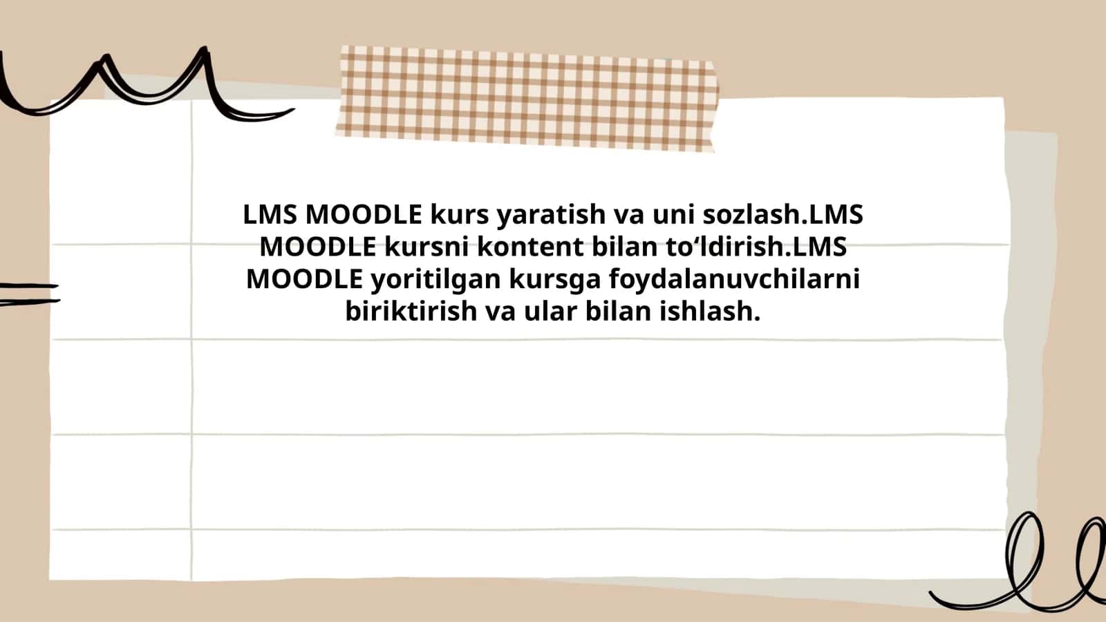 LMS MOODLE kurslari 1