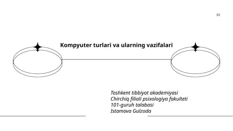 Kompyuter turlari va ularning vazifalari 1