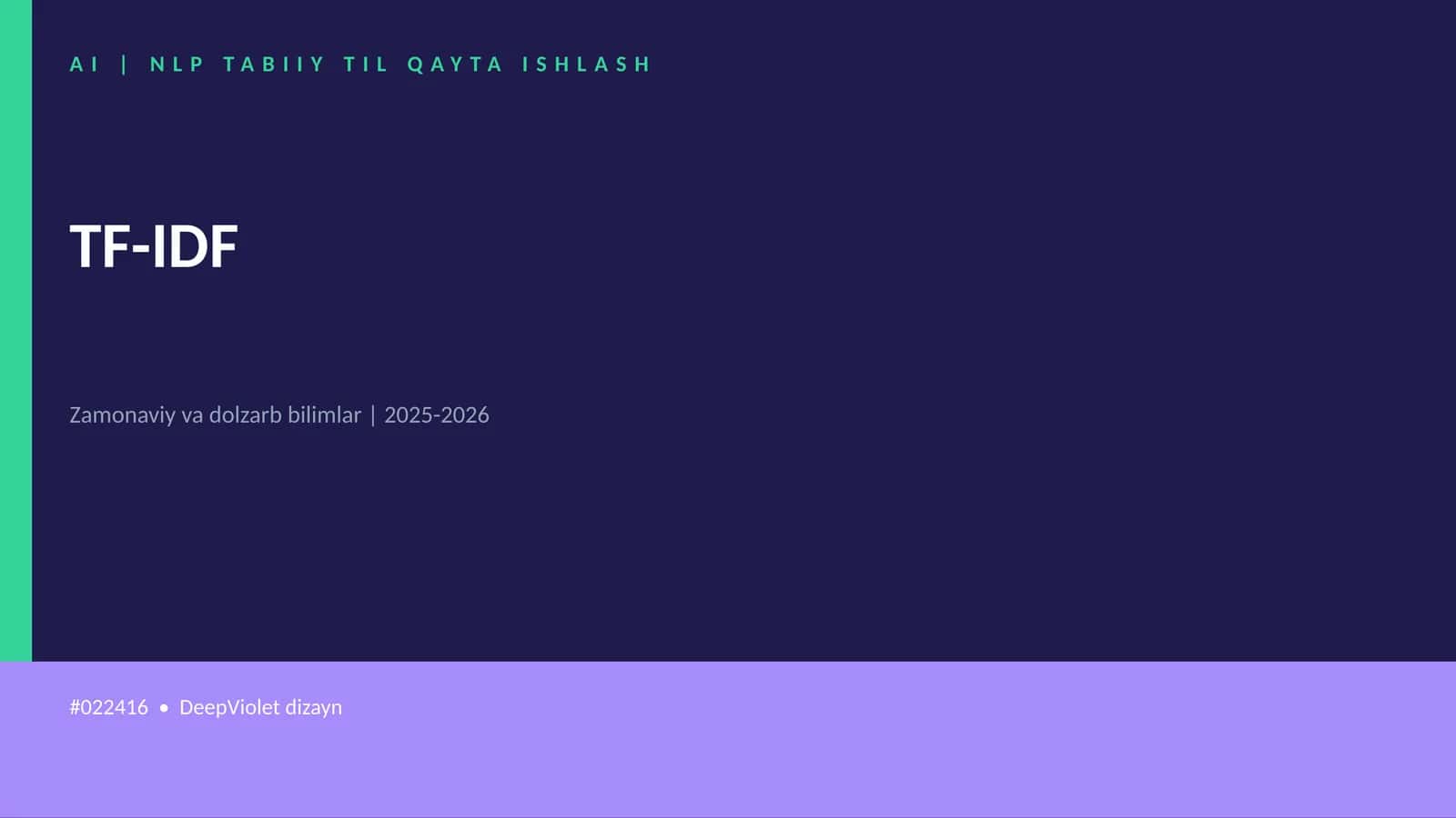 TF-IDF 1