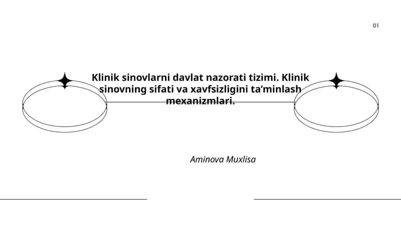 Klinik sinovlarni davlat nazorati tizimi 1