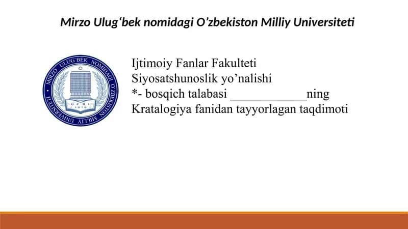Hokimiyat Natijadorligi 1