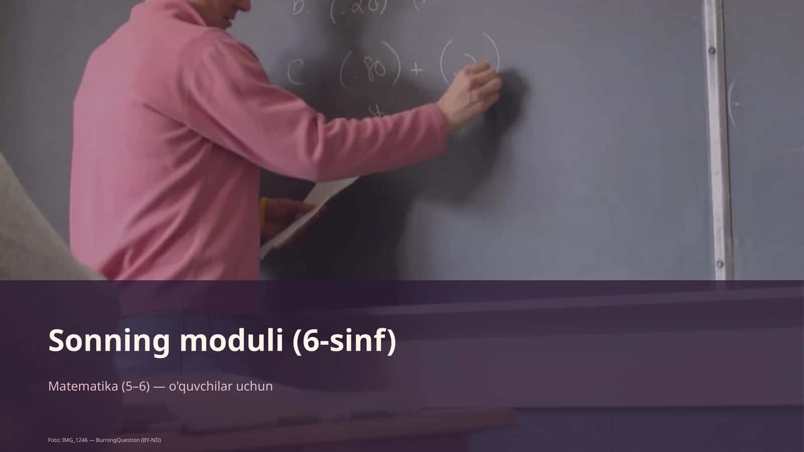 Sonning moduli (6-sinf) 1