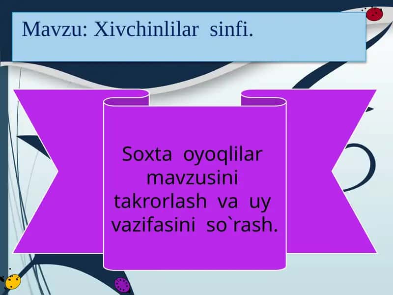 Xivchinlilar sinfi 1