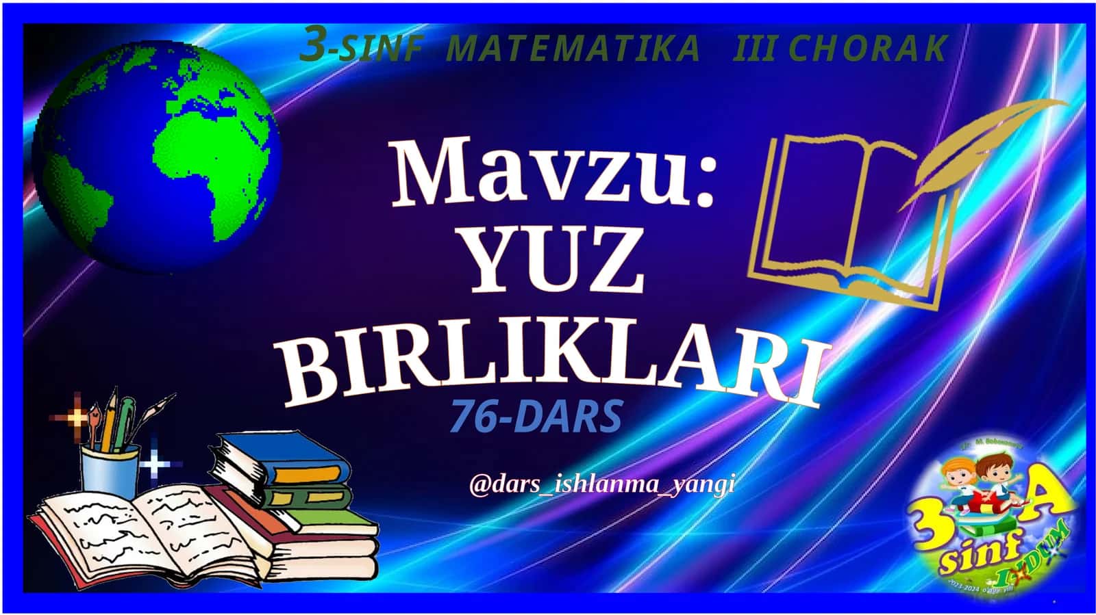 3-SINF MATEMATIKA III CHORAK 1