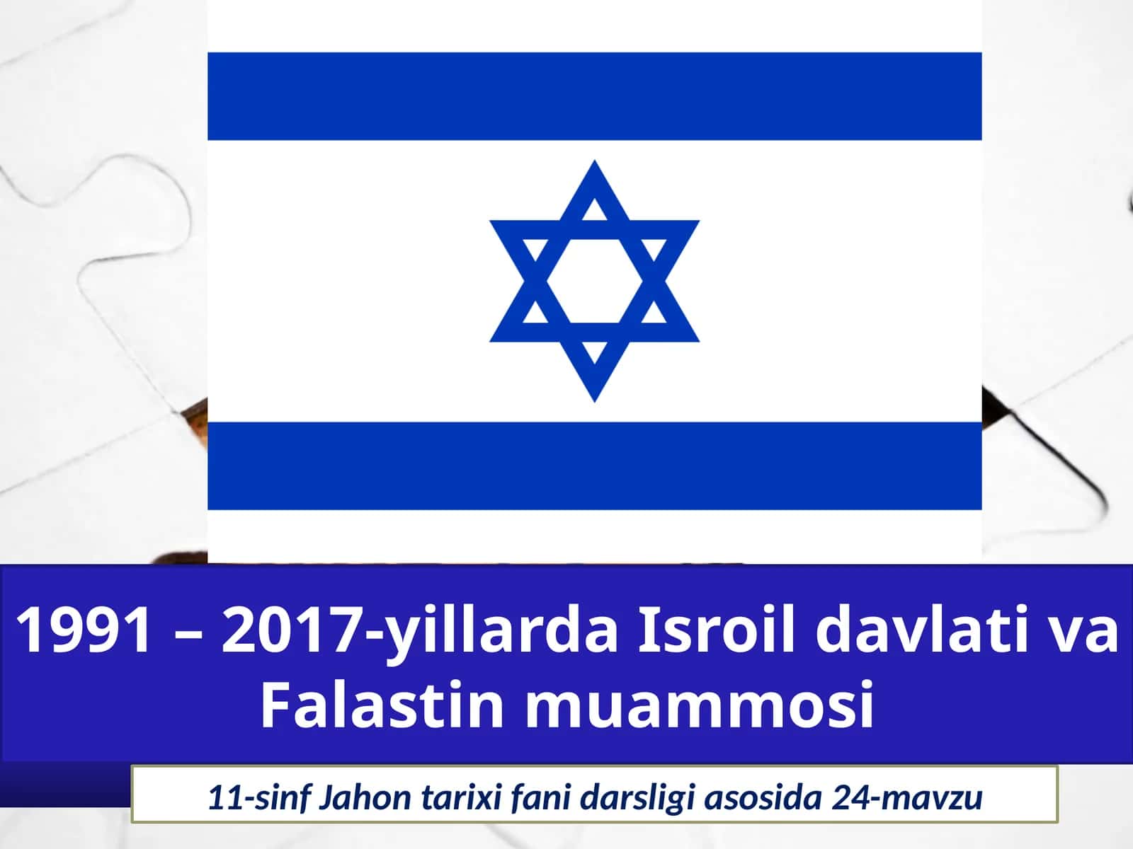 Isroil Davlati va Falastin Muammosi 1