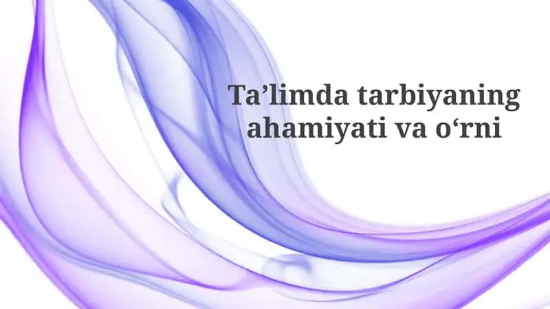 Asos yillari: Erta bolalik davrining ta'siri 1
