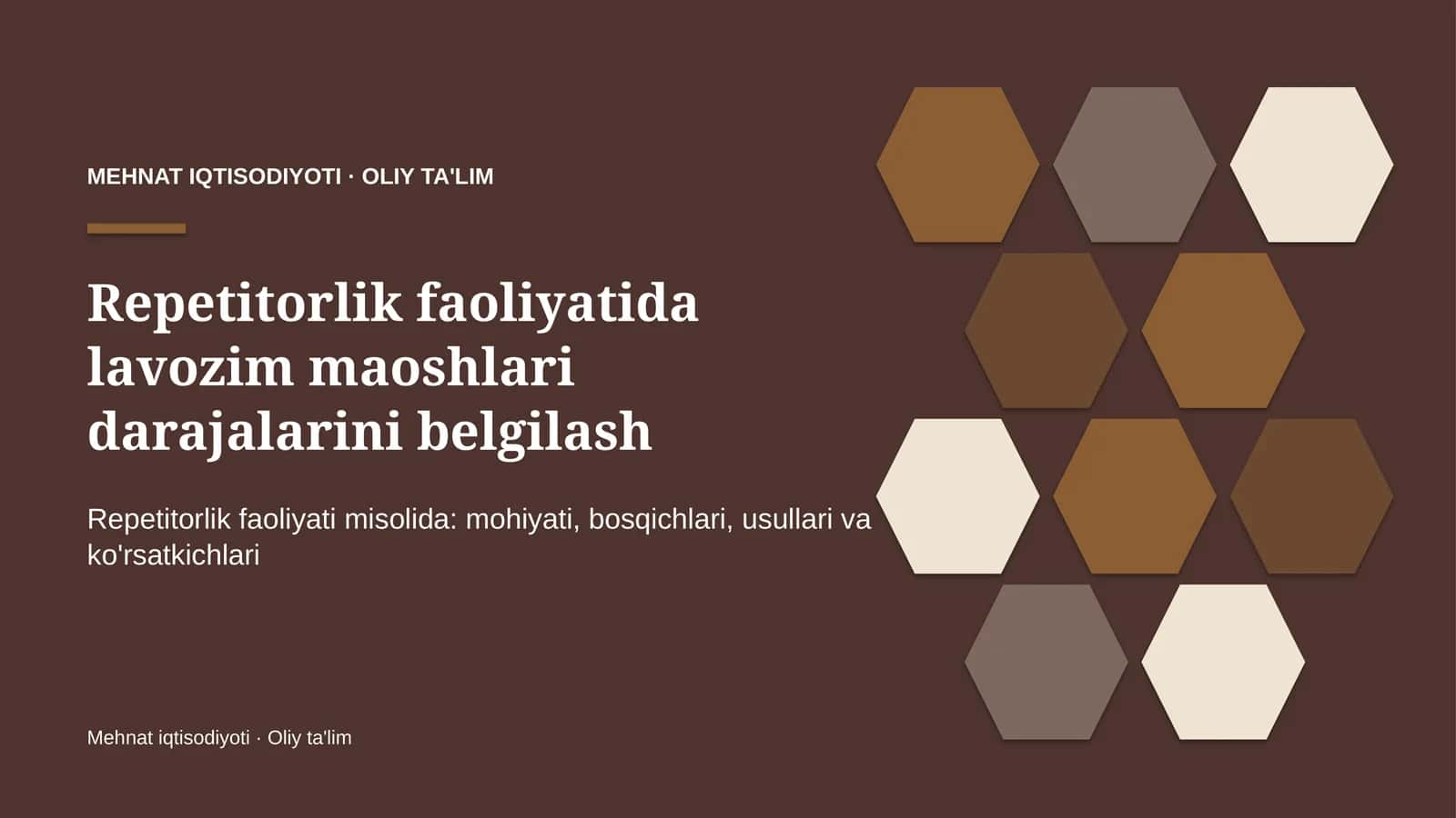 repetitorlik faoliyatida lavozim maoshlari darajalarini belgilash 5382 1