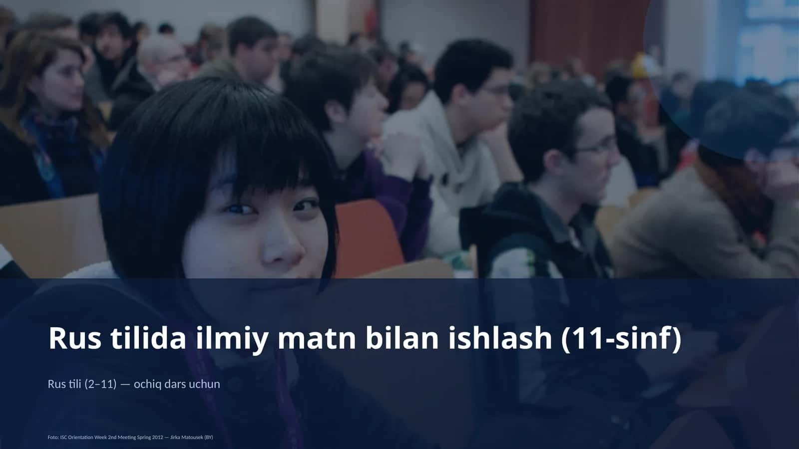 Rus tilida ilmiy matn bilan ishlash (11-sinf) 1