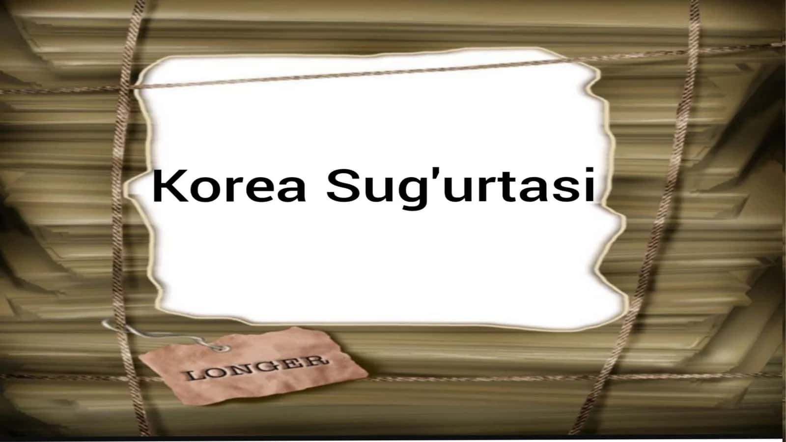 Korea Sug’urtasi 1