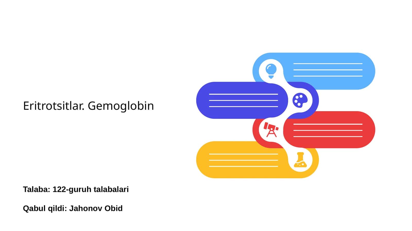 Eritrotsitlar. Gemoglobin 1
