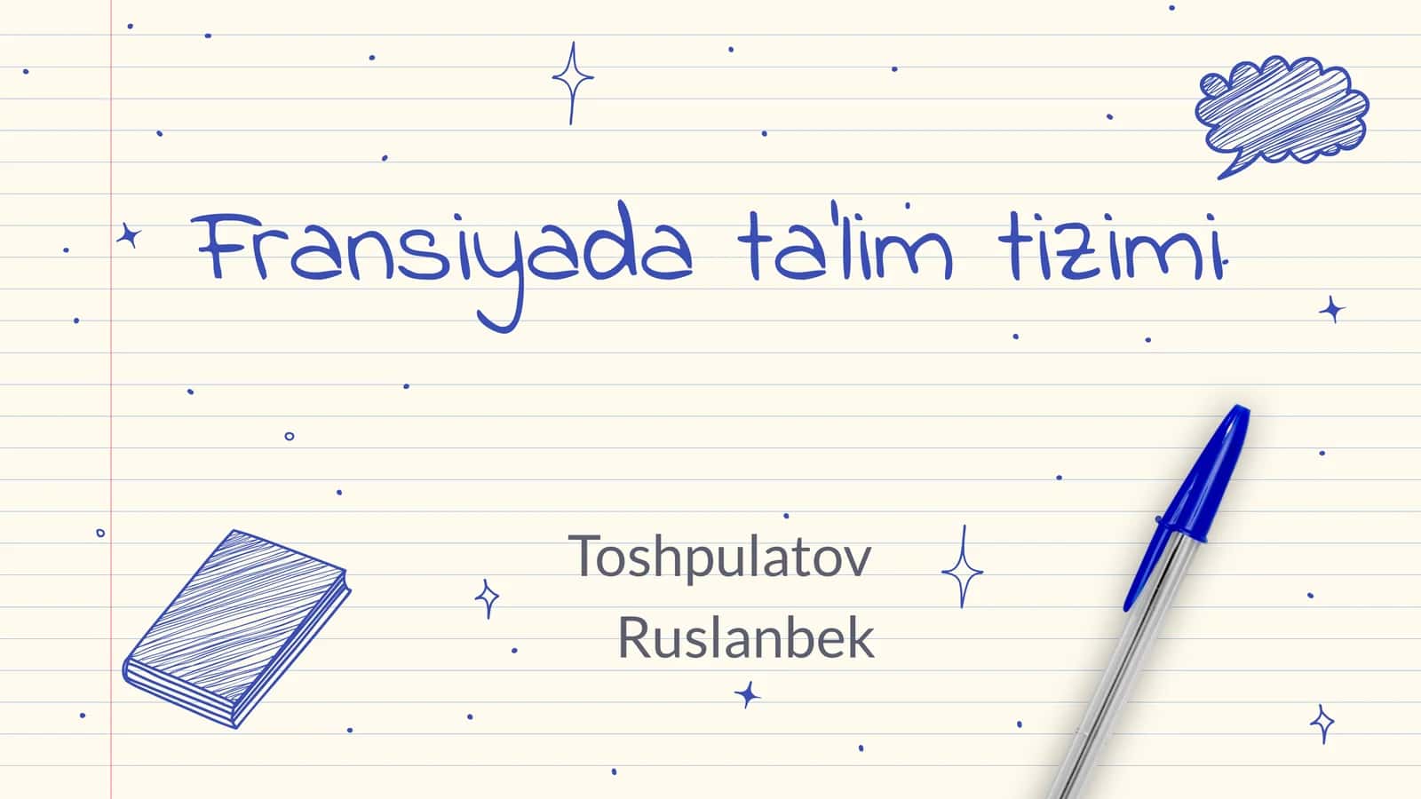 Fransiyada ta'lim tizimi 1