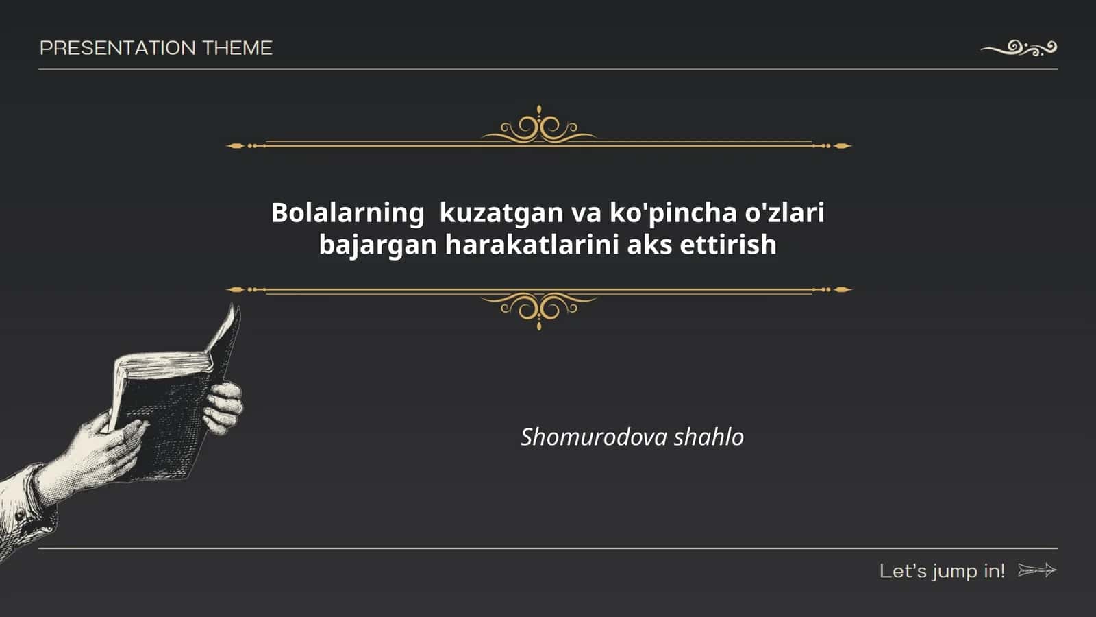 O'yinchoqlar bilan o'ynash 1