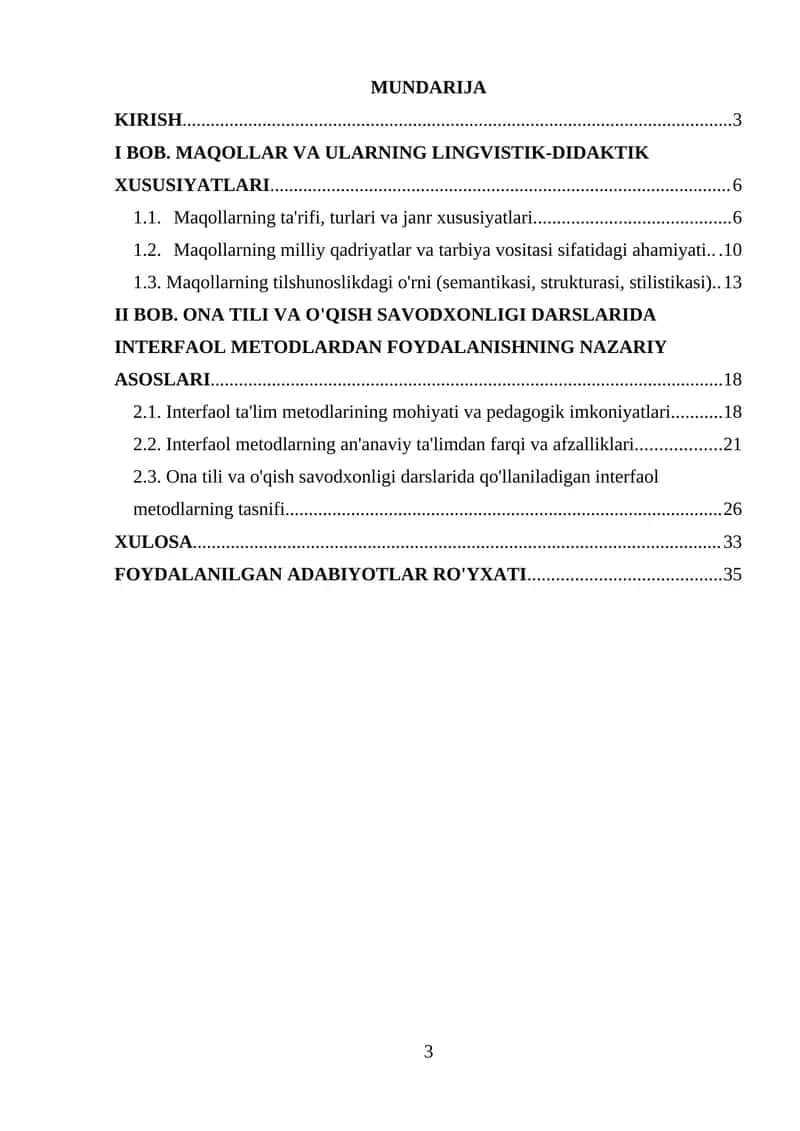 Ona tili va o'qish savodxonligi 1