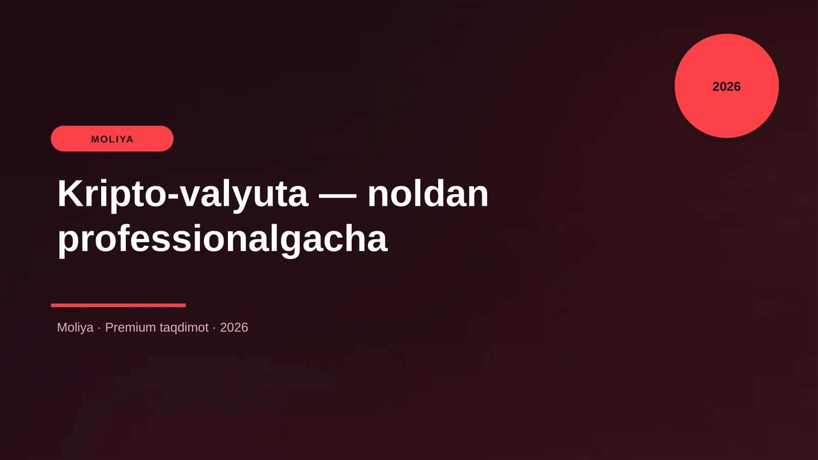 Kripto-valyuta — noldan professionalgacha 1