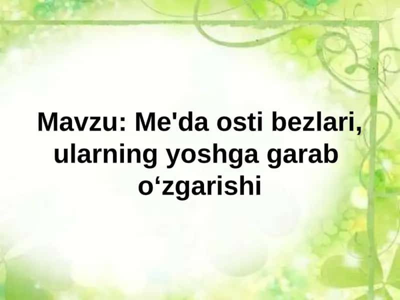 Me'da osti bezi 1