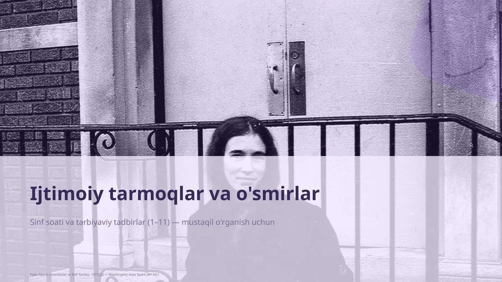 Sinf soati va tarbiyaviy tadbirlar (1–11) 1