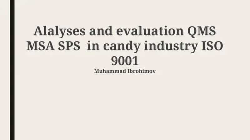 Quality Confection 1