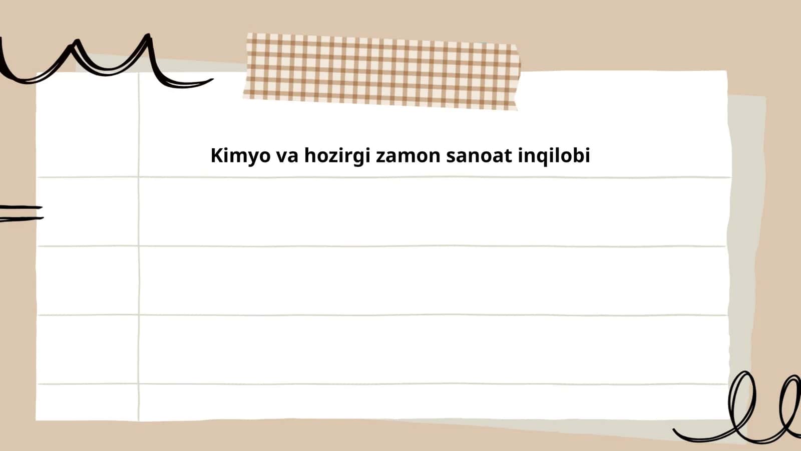 Kimyo va hozirgi zamon sanoat inqilobi 1