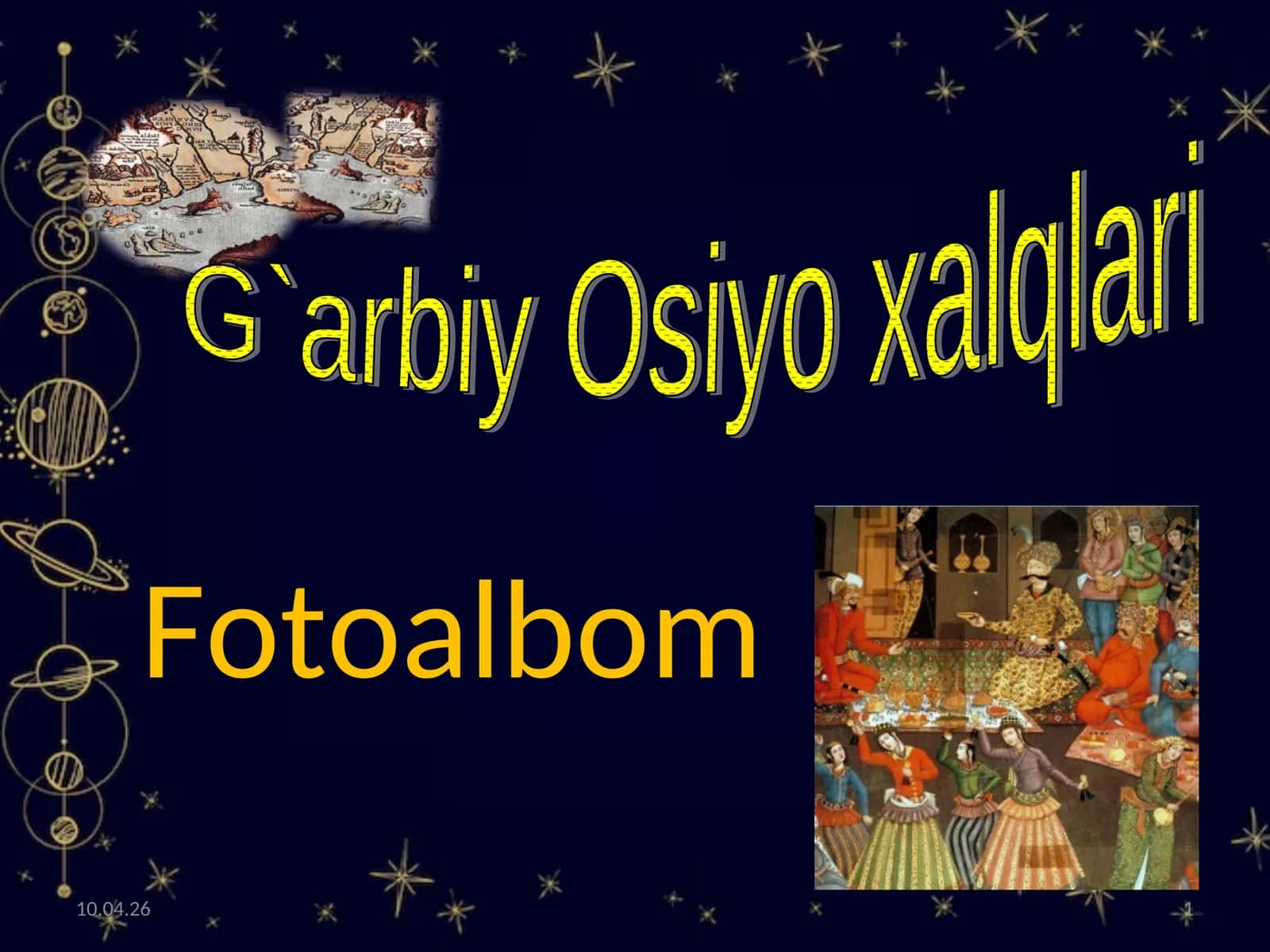 G`arbiy Osiyo xalqlari. Fotoalbom 1